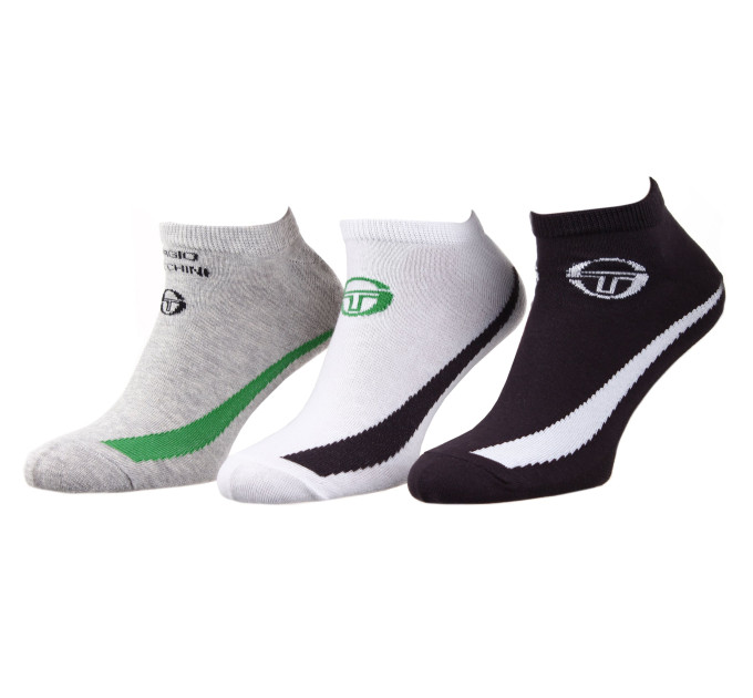 Шкарпетки Sergio Tacchini 3-pack 43-46 gray/white/black 93242541-1