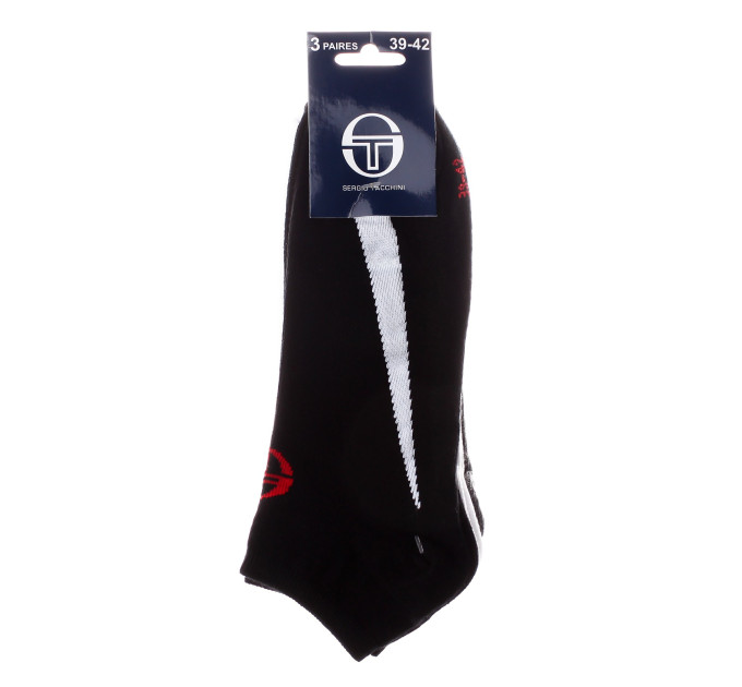 Шкарпетки Sergio Tacchini 3-pack 43-46 black/gray/white 93242541-2