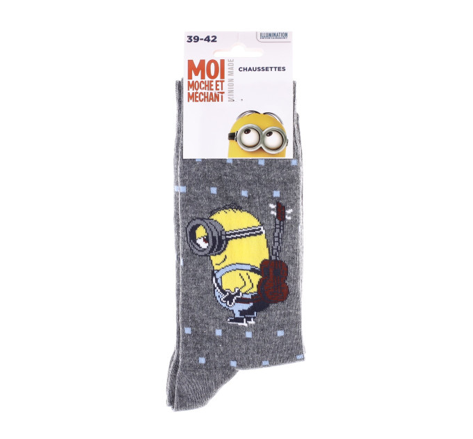 Шкарпетки Minions Minion Guitar 1-pack 39-42 dark gray 93154967-6