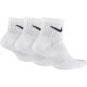 Шкарпетки Nike Everyday Cushion Ankle 3-pack 42-46 white SX7667-100