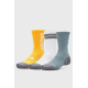Чоловічі Шкарпетки UA Perf Tech Nov 3pk Crew бірюзовий, білий, помаранчевий Унісекс LG 1379515-587 LG