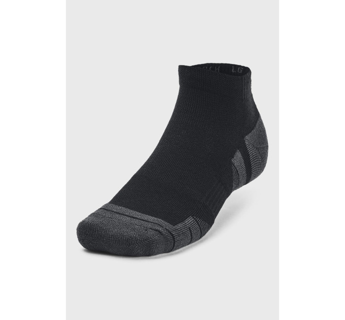 Чоловічі Шкарпетки UA Performance Tech 3pk Low Чорний XL (1379504-001 XL)