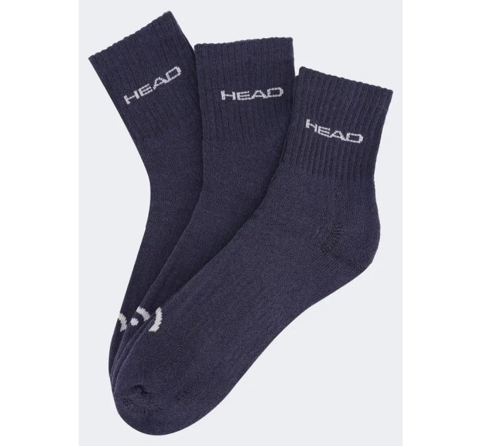 Чоловічі Шкарпетки Head ELEMENTS ALL SPORTS SHORT CREW 3P темно-синій Чол 43-46 701229009-003 43-46