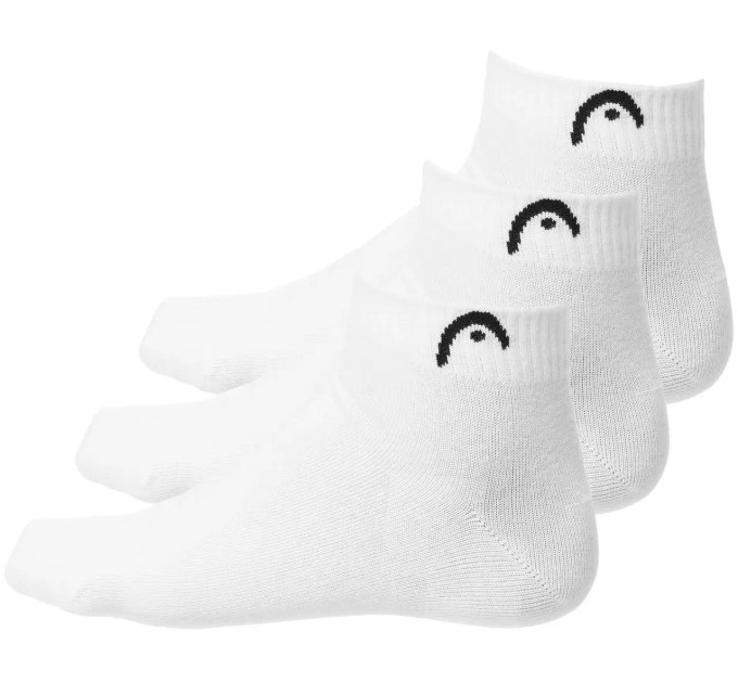 Чоловічі Шкарпетки Head ALL SPORTS TRAINING QUARTER 3P білий Чол 35-38 701229017-002 35-38