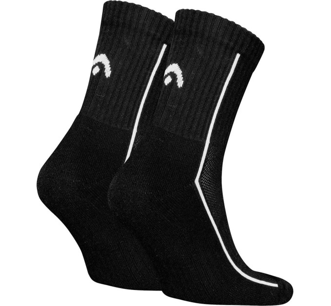 Чоловічі Шкарпетки Head ALL SPORTS PERFORMANCE SHORTCREW 2P чорний Чол 39-42 701229021-001 39-42