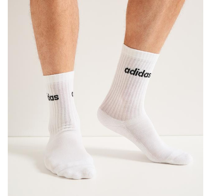 Шкарпетки Adidas C LIN CREW 3P білий Уні S (37-39) HT3455 37-39