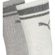 Шкарпетки Puma Unisex Crew Regular Stripe 2-pack 43-46 white/gray 261058001-002