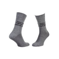 Шкарпетки Star Wars May The Force Be With You 1-pack 43-46 light gray 93154262-3