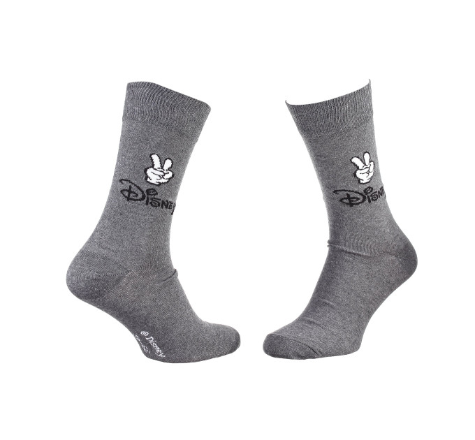Шкарпетки Disney Mickey Logo Disney And Main Mickey 1-pack 43-46 light gray 93154962-1