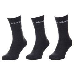 Шкарпетки Kappa Socks Logo Saboya 3-pack 43-46 black 304MT00-906