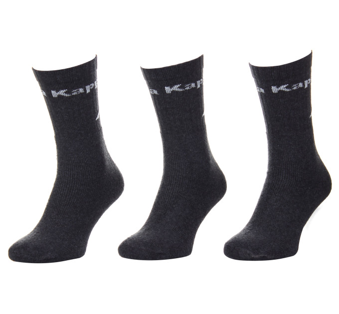 Шкарпетки Kappa Socks Logo Saboya 3-pack 43-46 black 304MT00-906 Шкарпетки Kappa Socks Logo Saboya 3-pack 43-46 black 304MT00-906