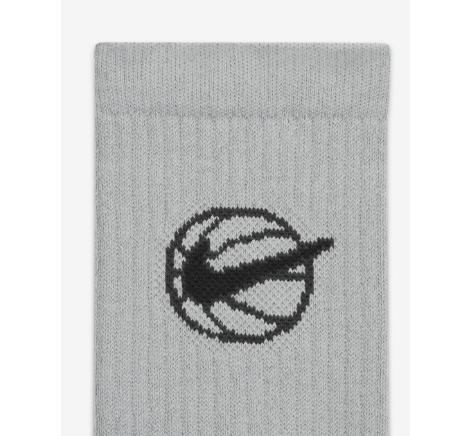 Шкарпетки Nike Crew Everyday Bball 3-pack 42-46 black/gray/white DA2123-902