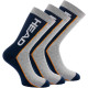 Шкарпетки Head Performance Crew 3-pack 35-38 gray/blue 781011001-870
