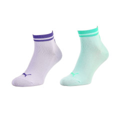 Шкарпетки Puma Heritage Quarter 2-pack 39-42 light green/light purple 281012001-004