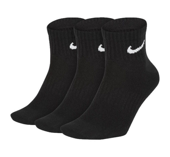 Шкарпетки Nike Everyday Lightweight Ankle 3-pack 46-50 black SX7677-010 Шкарпетки Nike Everyday Lightweight Ankle 3-pack 46-50 black SX7677-010