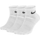 Шкарпетки Nike Everyday Cushion Ankle 3-pack 46-50 white SX7667-100