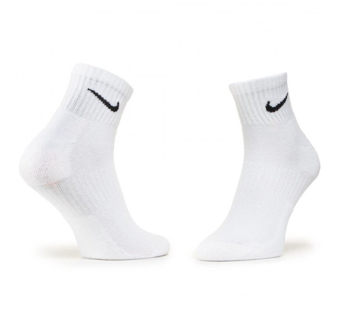 Шкарпетки Nike Everyday Cushion Ankle 3-pack 46-50 white SX7667-100