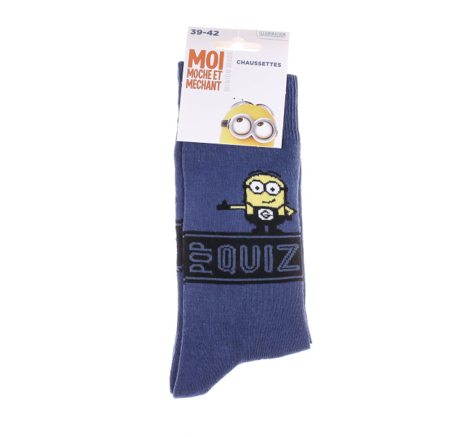 Шкарпетки Minions Minion Pop Quiz 1-pack 43-46 blue-blue 93153667-4