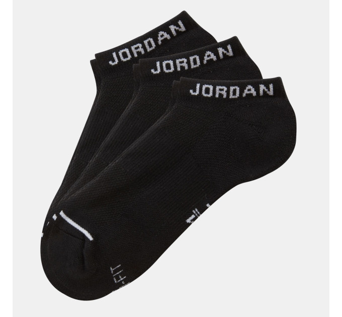 Шкарпетки Jordan Jumpman No Show 3-pack 38-42 black SX5546-010