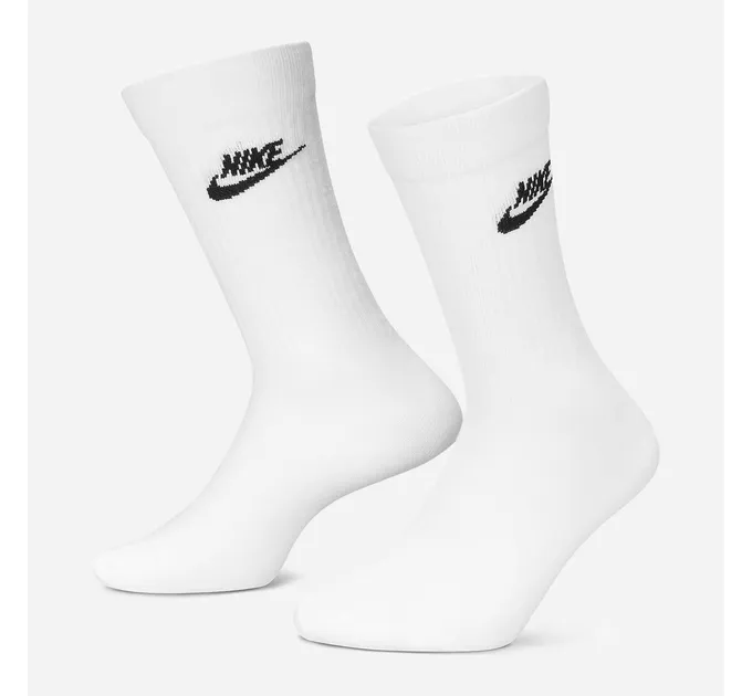 Набір шкарпеток Nike Everyday Essential Білий 3 пари (34-38) S (DX5025-100)