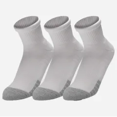 Шкарпетки UA Heatgear Quarter 3pk Білий 3 пари Уні L (1353262-100)