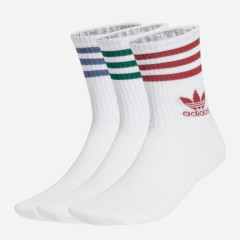 Шкарпетки Adidas CREW SOCK 3STR білий, червоний, зелений, синій Уні (40-42) JI9471 40-42