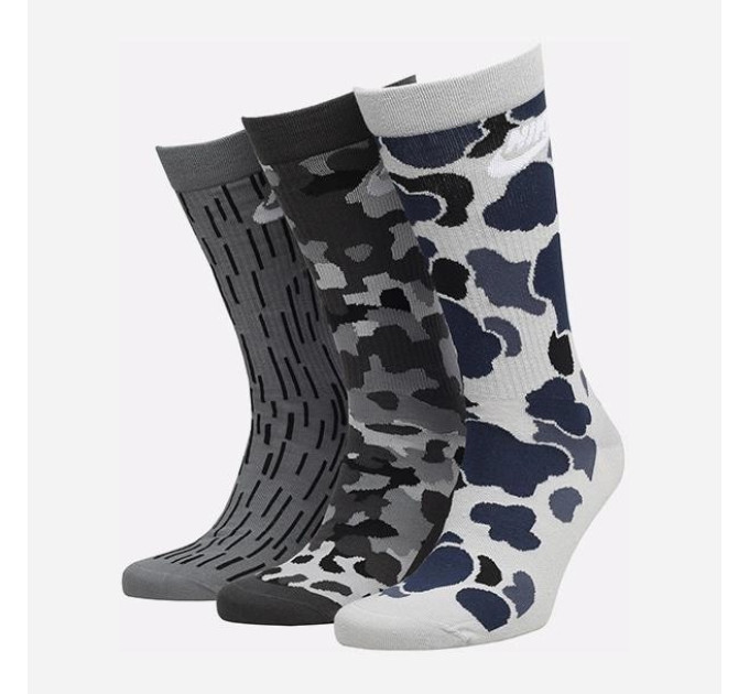 Жіночі Шкарпетки Nike U NK EVERYDAY ESSENTIAL CREW сірий 34-38 DH3414-902 34-38