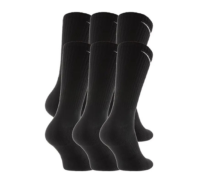 Чоловічі Шкарпетки Nike U NK ED PLS CSH CRW 6PR - 132 чорний Чол 42-46 SX6897-010 42-46