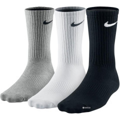 Чоловічі Шкарпетки Nike U NK PERF LTWT CRW 3PR NFS 144 чорний, білий, сірий Уні XL (46-50) SX4704-901