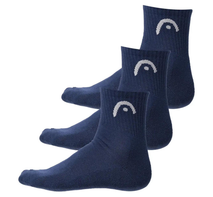 Чоловічі Шкарпетки Head ALL SPORTS TRAINING SHORT CREW 3P темно-синій Чол 39-42 701229016-003 39-42
