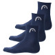 Чоловічі Шкарпетки Head ALL SPORTS TRAINING SHORT CREW 3P темно-синій Чол 39-42 701229016-003 39-42