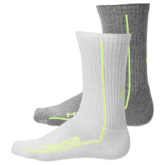 Чоловічі Шкарпетки Head ALL SPORTS PERFORMANCE CREW 2P сірий, білий Чол 43-46 701229020-004 43-46