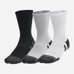 Чоловічі Шкарпетки UA Unisex Perf Tech 6pk Crew чорний, сірий, білий Уні XL 1386242-011 XL