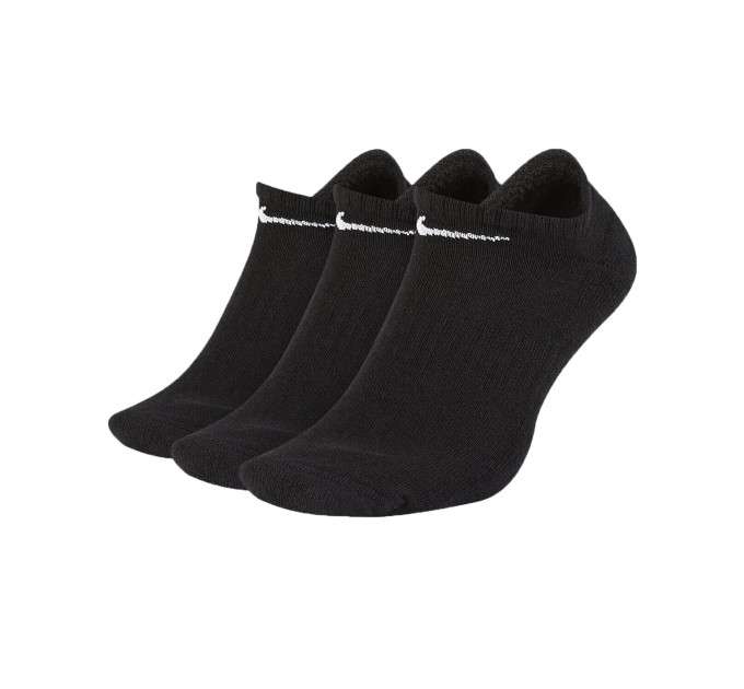 Шкарпетки Nike Everyday Cushion No Show 3-pack 34-38 black SX7673-010