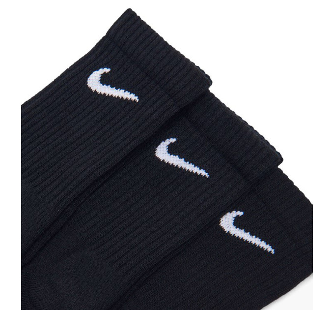 Шкарпетки Nike Everyday Cushion Crew 3-pack 38-42 black SX7664-010