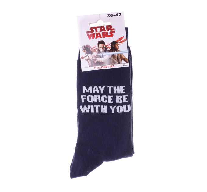 Шкарпетки Star Wars May The Force Be With You 1-pack 39-42 blue 93154262-4