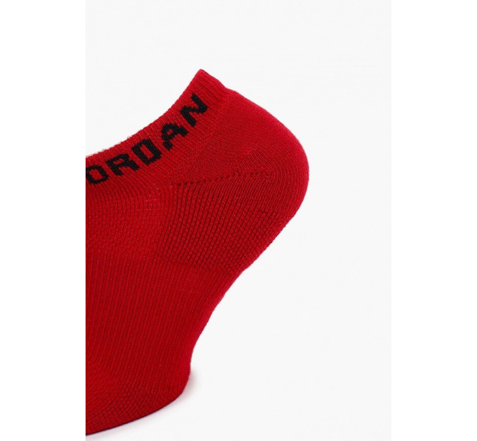 Шкарпетки Jordan Jumpman Everyday Max No Show 3-pack 34-38 black/white/red SX5546-011