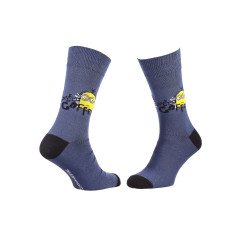 Шкарпетки Minions Minion Need Coffee 1-pack 39-42 blue-blue 93153667-8 Шкарпетки Minions Minion Need Coffee 1-pack 39-42 blue-blue 93153667-8