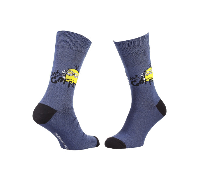 Шкарпетки Minions Minion Need Coffee 1-pack 39-42 blue-blue 93153667-8