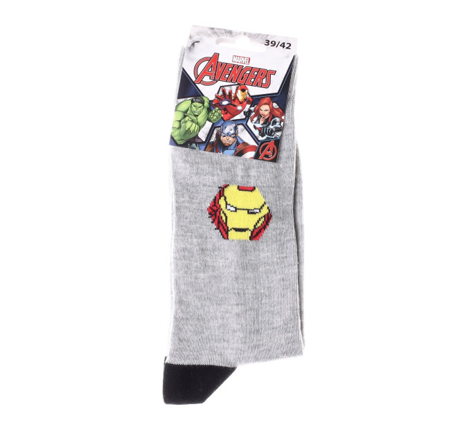 Шкарпетки Marvel Iron Man 1-pack 39-42 light gray 93152262-2