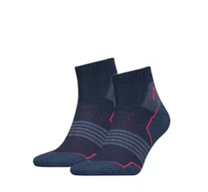 Шкарпетки Head HIKING QUARTER 2P UNISEX Синій; Рожевий 43-46 (701219909-003 43-46)