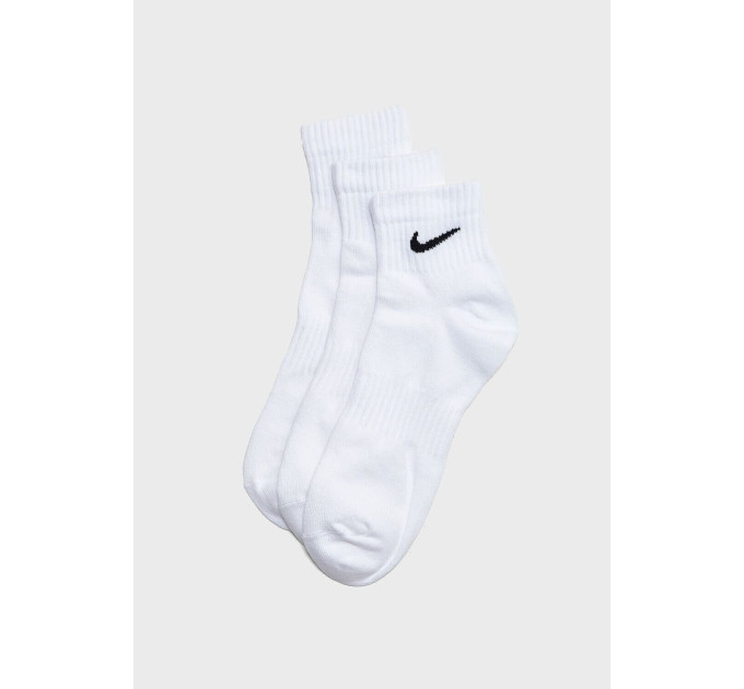 Шкарпетки Nike Everyday Lightweight Ankle 3-pack 46-50 white SX7677-100