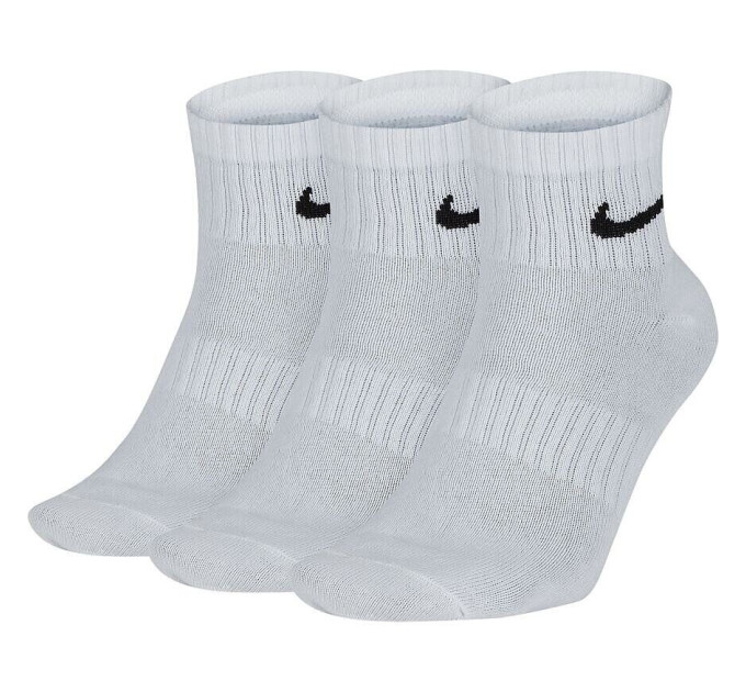 Шкарпетки Nike Everyday Lightweight Ankle 3-pack 46-50 white SX7677-100
