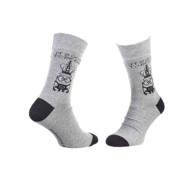 Шкарпетки Minions Minion Crown 1-pack 39-42 dark gray 93154967-8