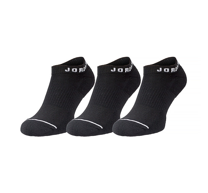 Чоловічі Шкарпетки JORDAN CUSH POLY ANKLE 3PR 144 Чорний 38-42 (DX9656-010)