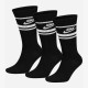 Чоловічі Шкарпетки Nike U NK NSW EVERYDAY ESSENTIAL CR 3PR чорний Уні 38-42 DX5089-010 38-42