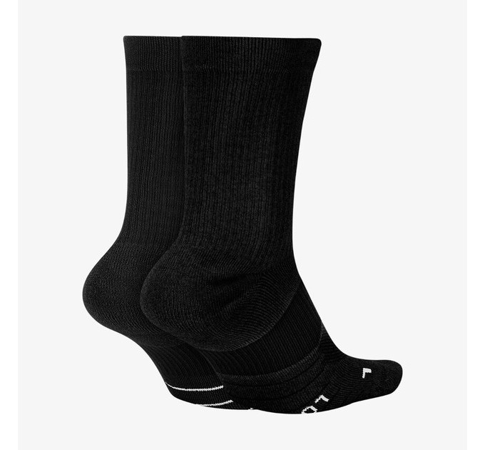 Чоловічі Шкарпетки Nike U NK MLTPLIER CRW 2PR чорний Уні 42-46 SX7557-010 42-46