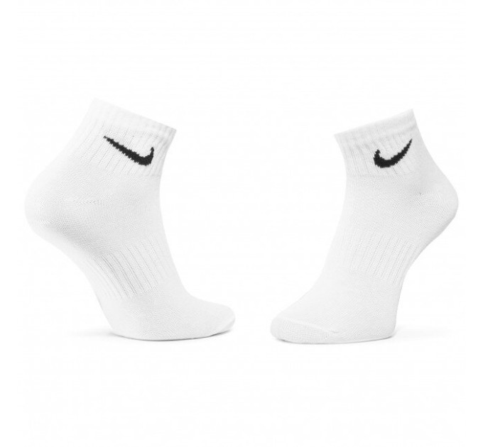 Шкарпетки Nike Everyday Lightweight Ankle 3-pack 46-50 black/gray/white SX7677-901