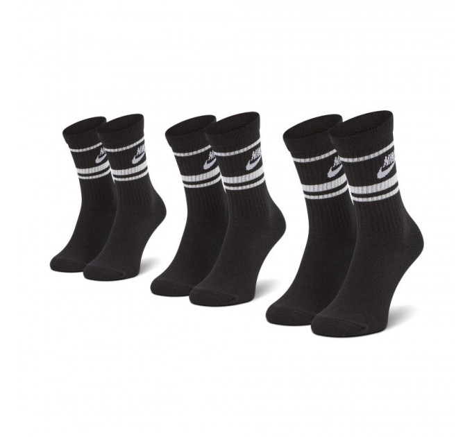 Шкарпетки Nike Sportswear Essential Crew 3-pack 34-38 black CQ0301-010