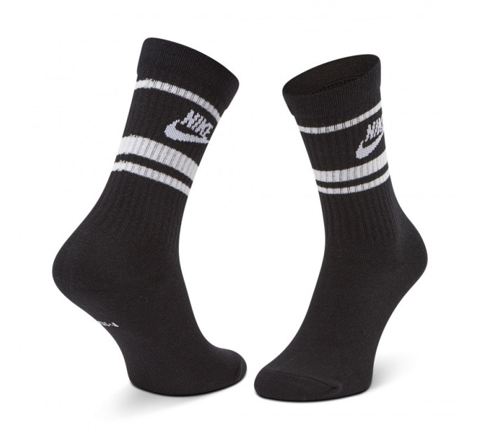 Шкарпетки Nike Sportswear Essential Crew 3-pack 34-38 black CQ0301-010